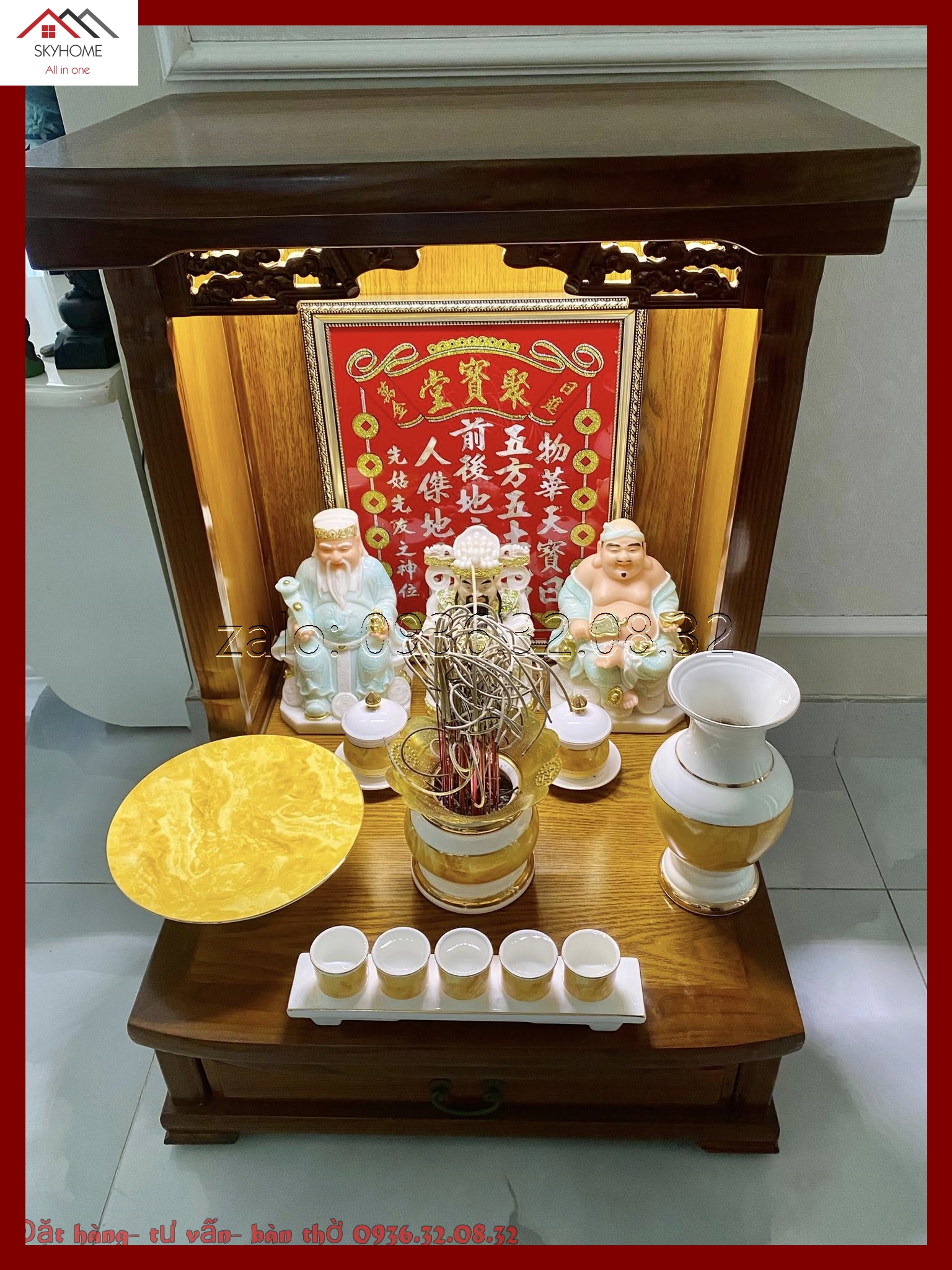 Hướng dẫn bố trí và di dời bàn thờ Thần Tài chuẩn phong thủy